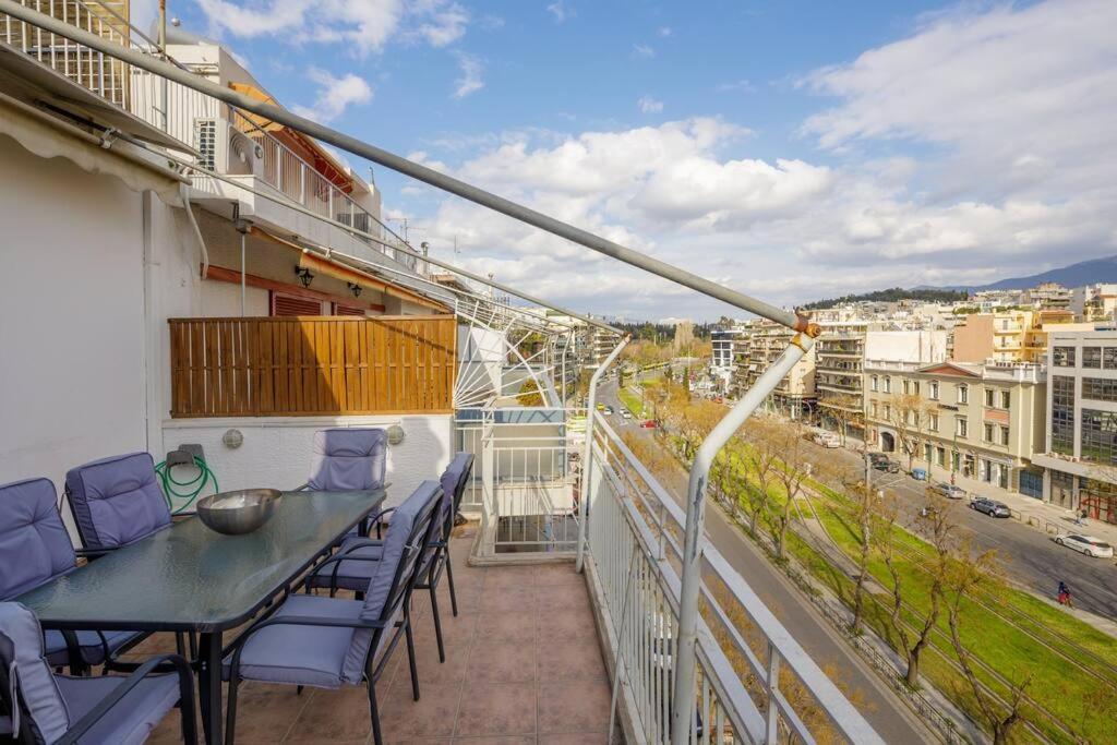 View Roof 10min From Acropolis Museum Appartamento Atene